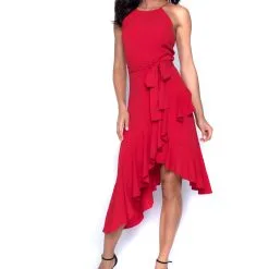 Frank Lyman Red Woven Dress 201236