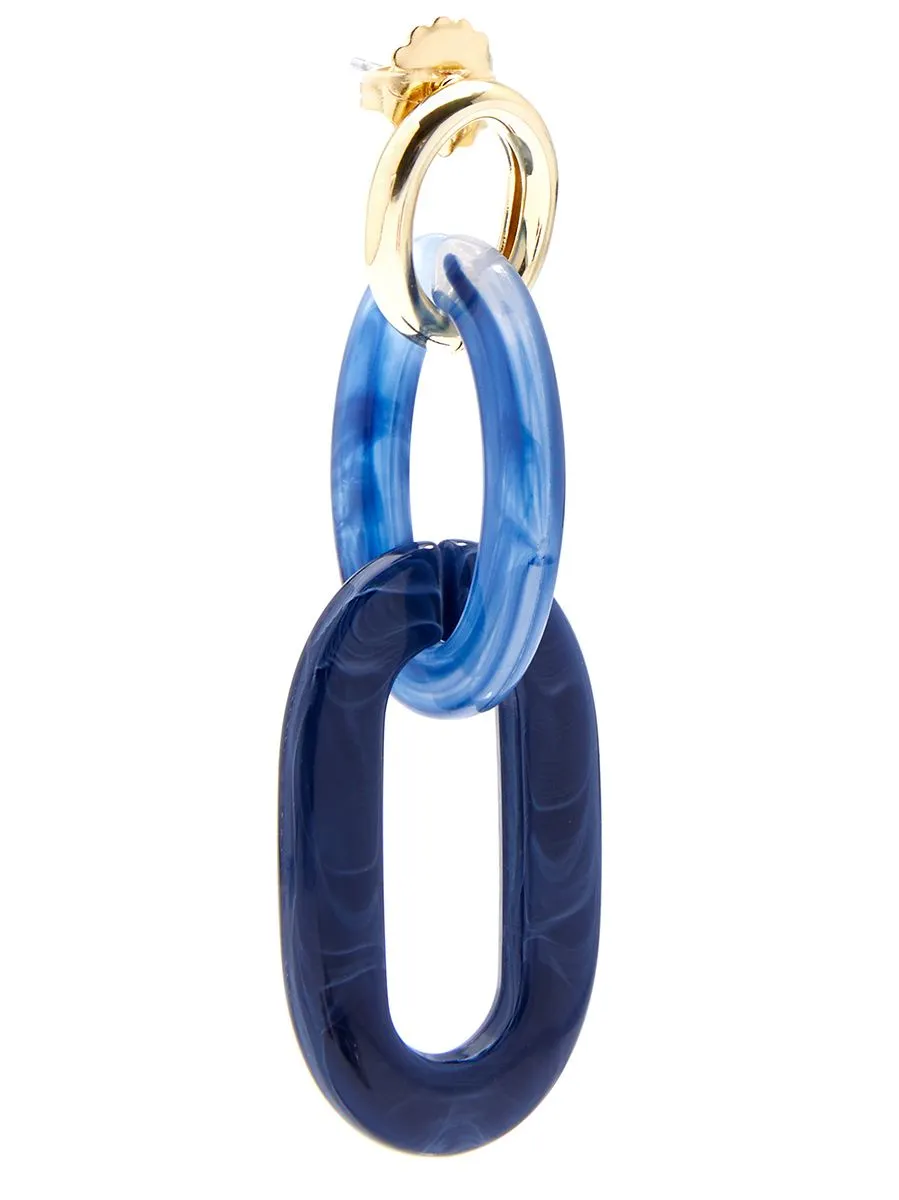 ZENZII Marbled Links Drop Earrings - Image 2