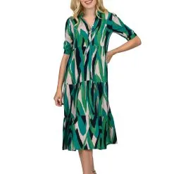 Scapa Lauren Perre Multi Color Dress Style 5999