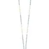 ZENZII Beaded Lucite And Links Coin Pendant Necklace