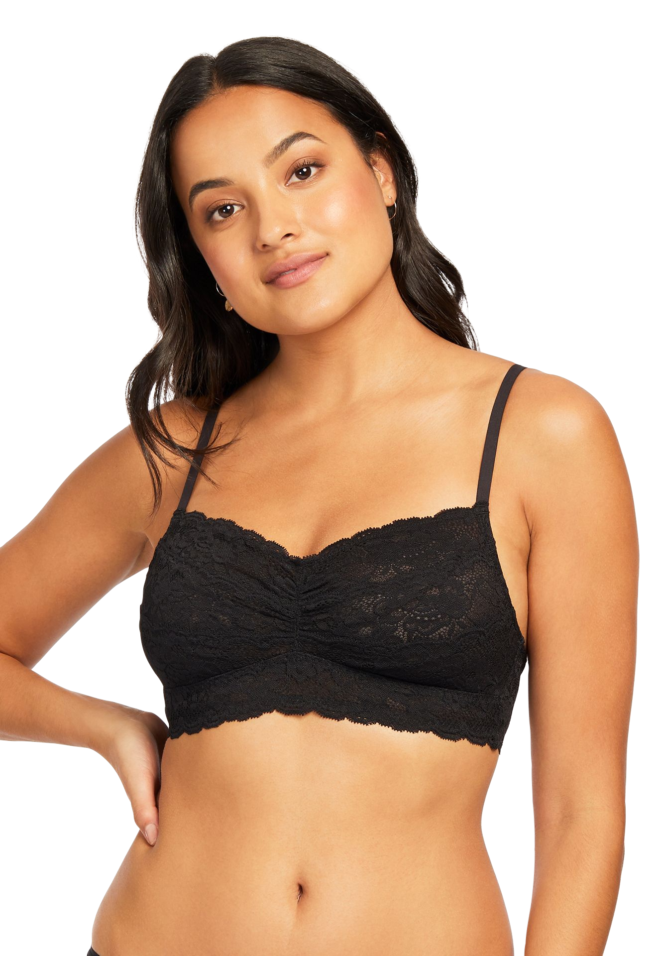 Montelle Intimates Cup-Sized Lace Bralette - Image 3