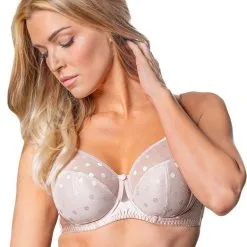 Fit Fully Yours Rosy Beige Carmen Polka Dot Bra