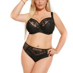 Kris Black Brilliant Soft Cup Bra In Bands 30 Through 42