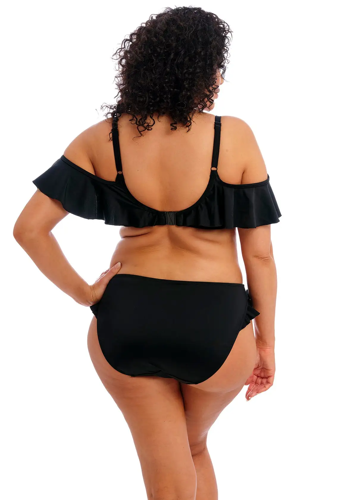 ELOMI Blk Plain Sailing Bikini Top - Image 2