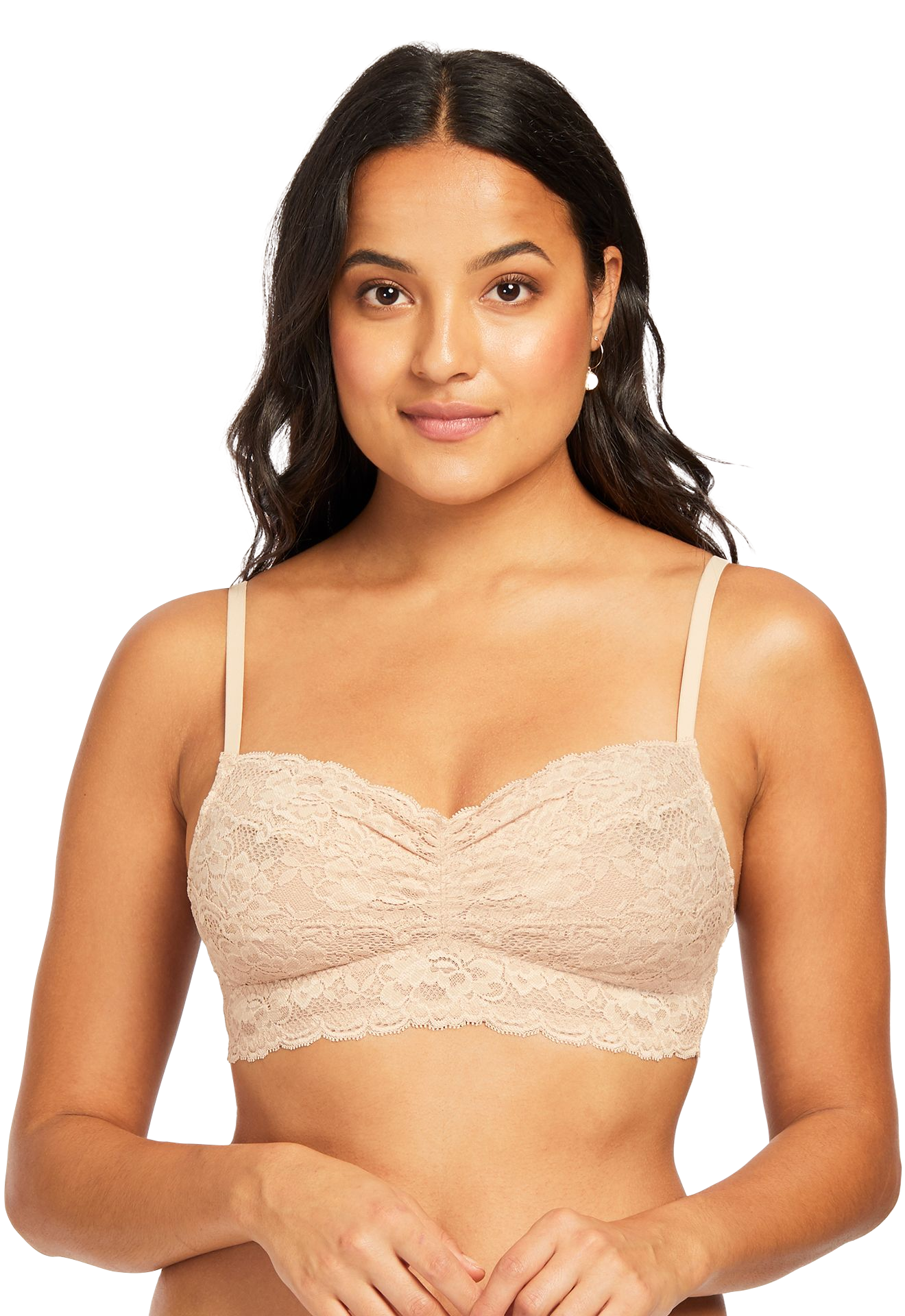 Montelle Intimates Cup-Sized Lace Bralette
