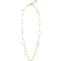 ZENZII Metal Circles Long Necklace