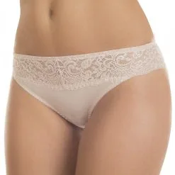 NIKOL DJUMON Nude Victoria String Shorts