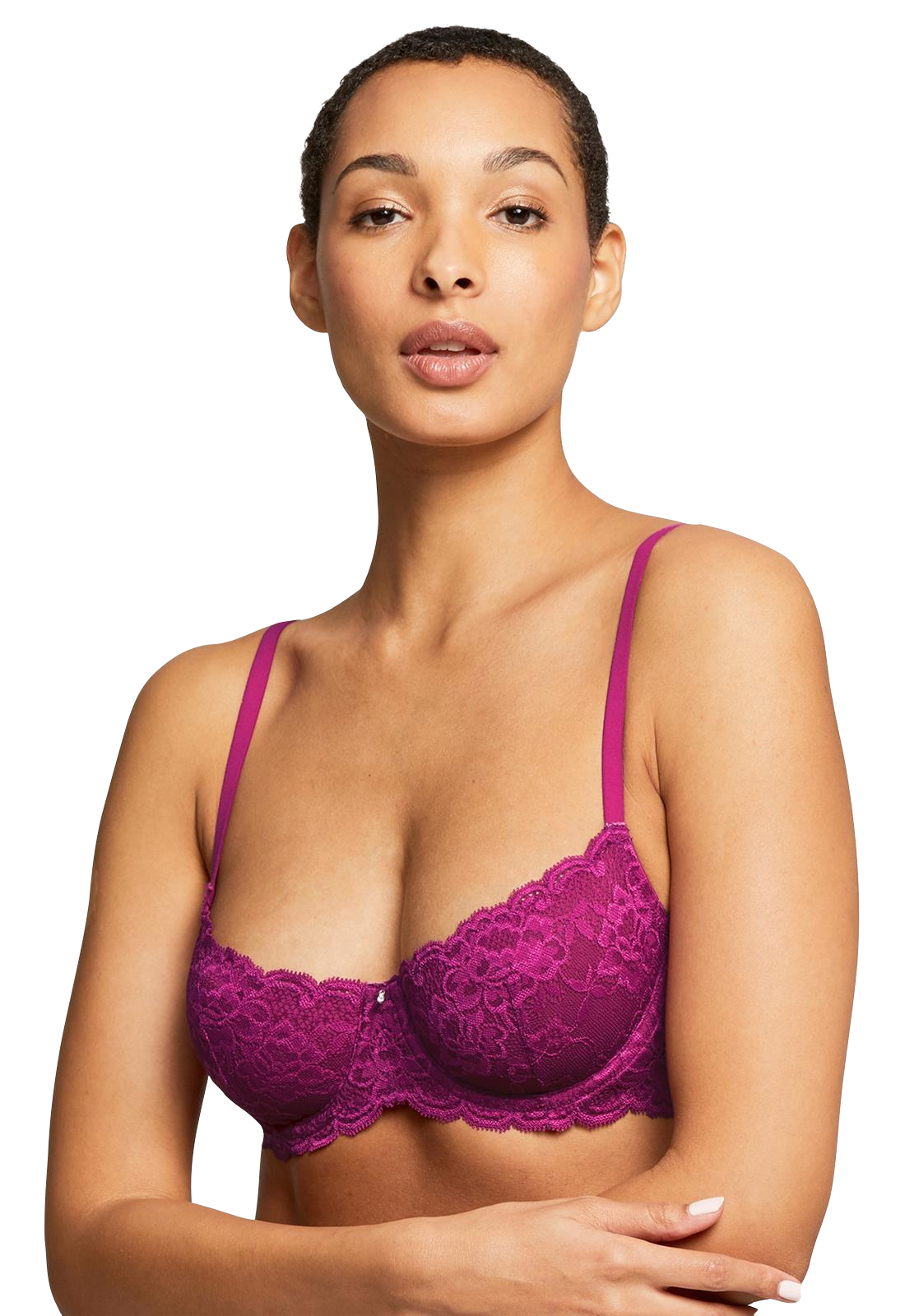 Montelle Intimates Dark Orchid Demi Cut Bra