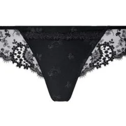 Black Simone Perele Wish Tanga Panty 12B710