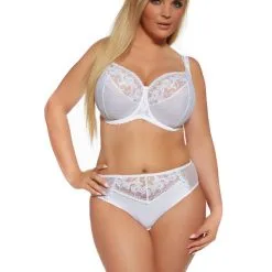 Kris White Brilliant Soft Cup Bra In Bands 44 Through 50