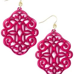 ZENZII Regal Resin Drop Earrings