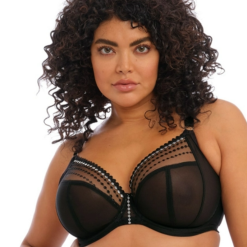 ELOMI Black Matilda Plunge Bra