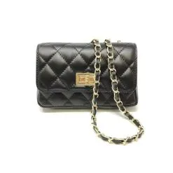 German Fuentes Quilted Leather Handbag
