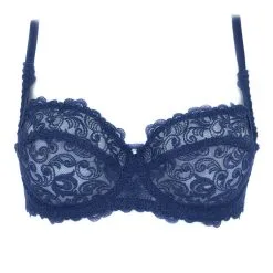 NIKOL DJUMON Evelen Soft Cup Sapphire Demi Cut Bra