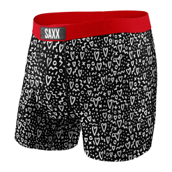SAXX Black Love Doodles Vibe Boxers