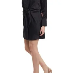 Tribal L/S Shirt Wrap Dress