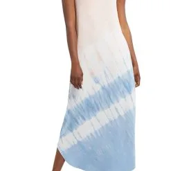 Tribal Peach Sleevless Maxi Dress