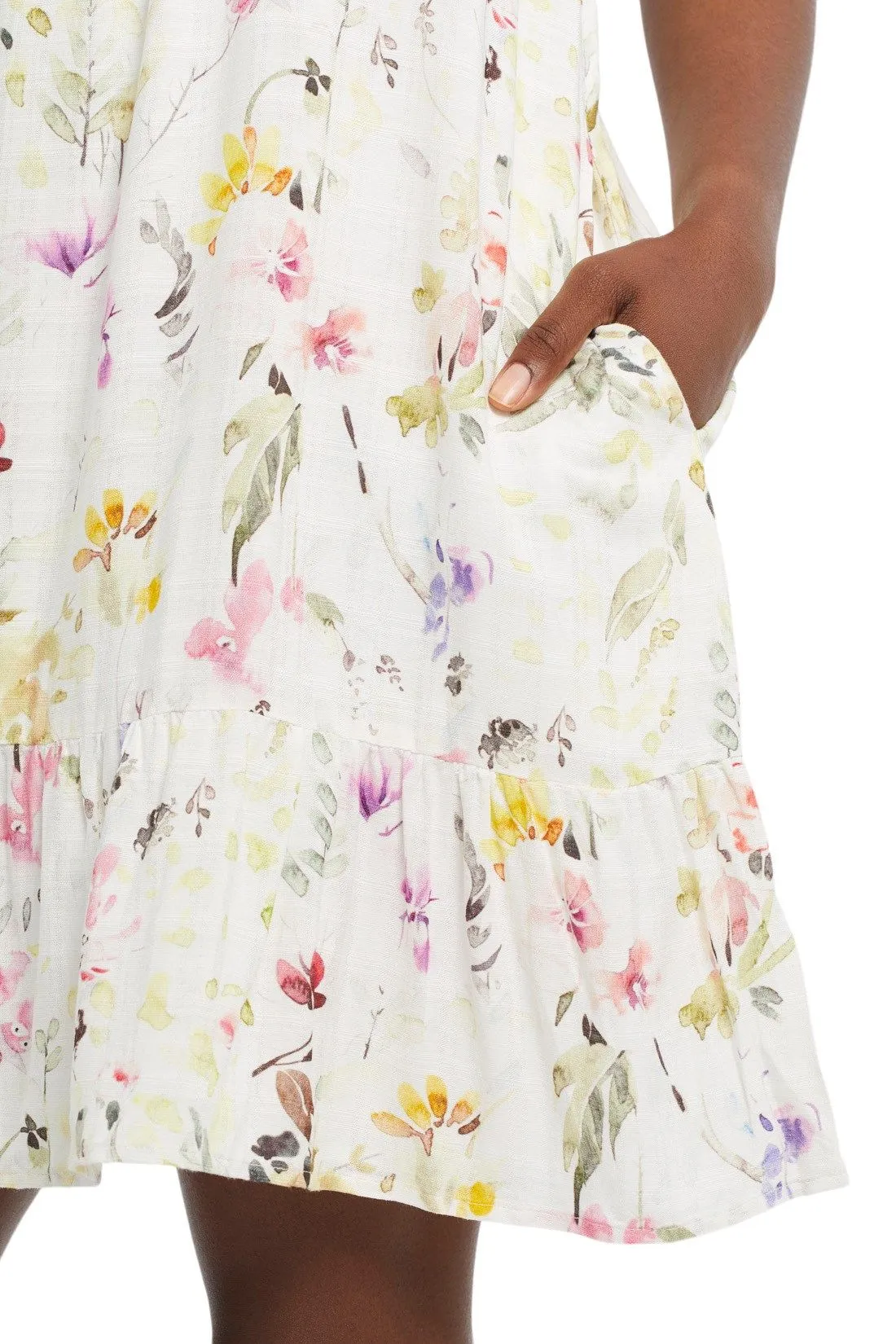 Tribal Fern Babydoll Dress - Image 3